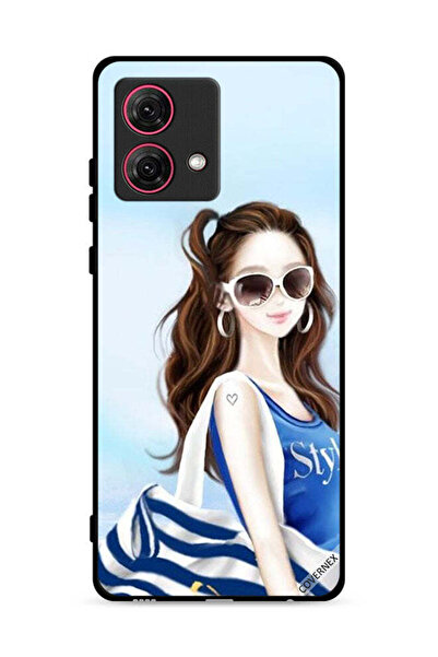 Covernex غطاء حماية لهاتف موتورولا موتو جي 84 5 جي بنمط قميص