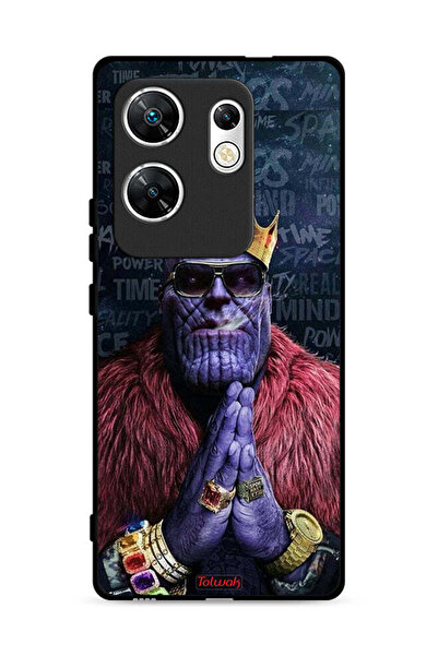 Tolwak غطاء حماية لهاتف Infinix Zero 30 4G بتصميم Thanos Power