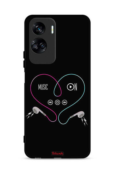 Tolwak غطاء حماية لهاتف Honor 90 Lite 5G مع موسيقى