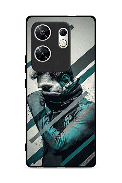 Covernex غطاء حماية لهاتف Infinix Zero 30 4G بطبعة وجه ميسي المختبئ