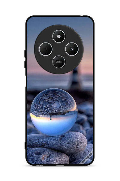 Covernex غطاء حماية لهاتف شاومي ريدمي 14R 5G، تصوير رائع للطبيعة في زجاج دائري