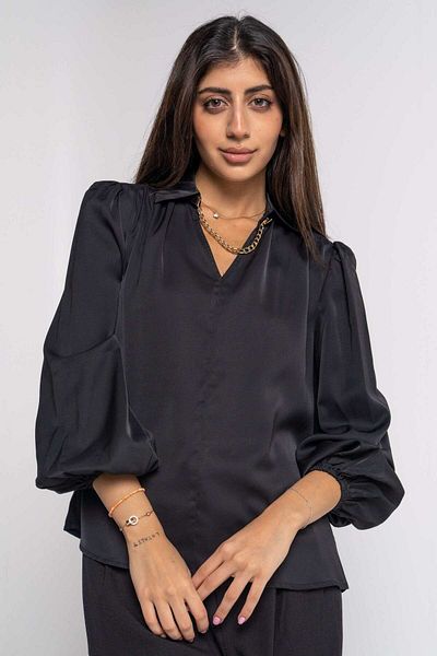Nichii Puffed Women's Long Sleeve Shirt Blouse