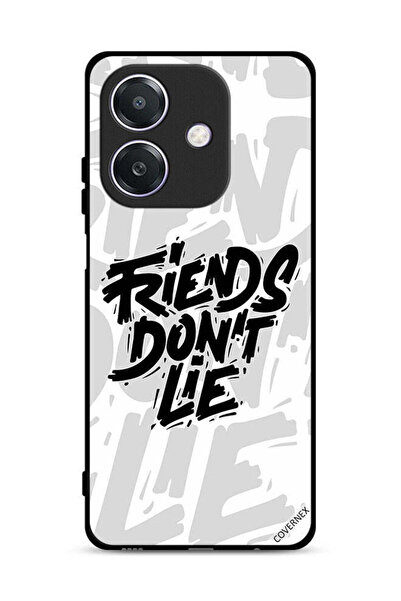 Covernex غطاء حماية لهاتف Oppo A3 5G بطبعة "أصدقاء الخط لا يكذبون"