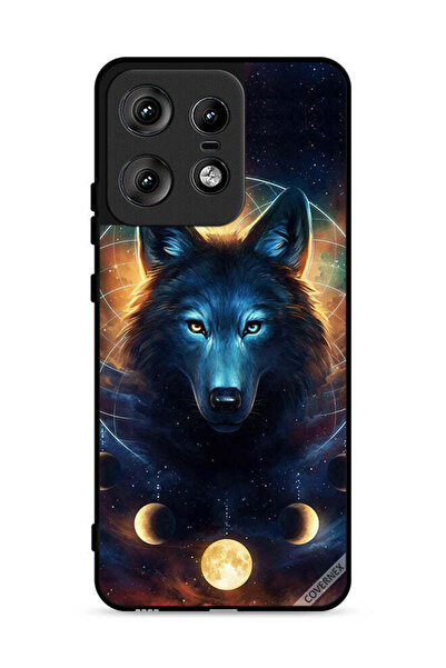 Covernex Motorola Edge 50 Pro 5G Protective Case Cover Wolf In Space