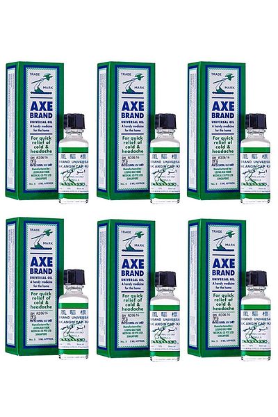 Axe Universal Oil For Quick Relief Of Cold And Headache 5ml (Pack of 6)
