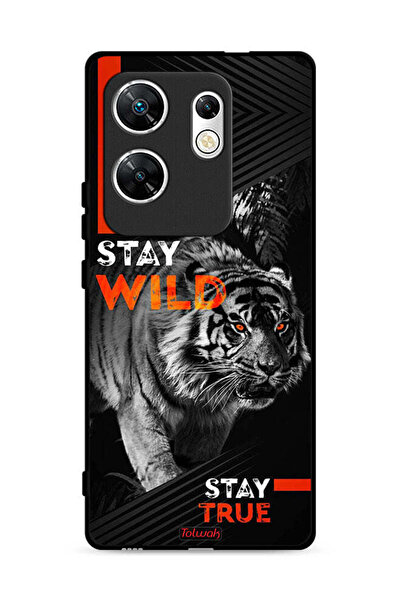 Tolwak غطاء حماية لهاتف Infinix Zero 30 4G - Stay Wild Stay True
