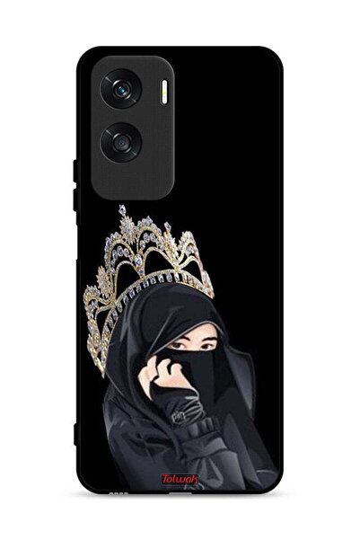 Tolwak غطاء حماية لهاتف Honor X50i 5G بتصميم فتاة الملكة