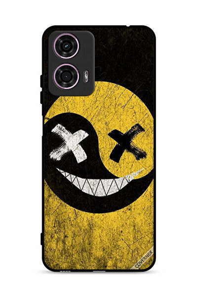 Covernex غطاء حماية لهاتف موتورولا موتو جي 24 4G برسومات وجه مارشميلو