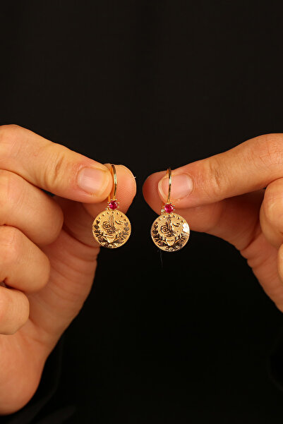 Çgk Çiğdem Gürel Kuyumculuk Altın Para Küpe