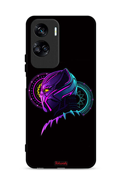 Tolwak غطاء حماية لهاتف Honor 90 Lite 5G، رسم فني رقمي بسيط عالي الدقة