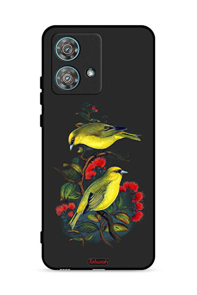 Tolwak غطاء حماية لهاتف موتورولا إيدج 40 نيو 5G بطبعة طيور