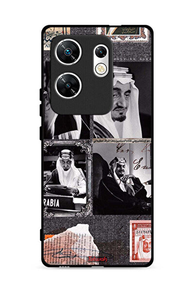 Tolwak غطاء حماية لهاتف إنفينيكس زيرو 30 4G، ملصق الملك فيصل العتيق
