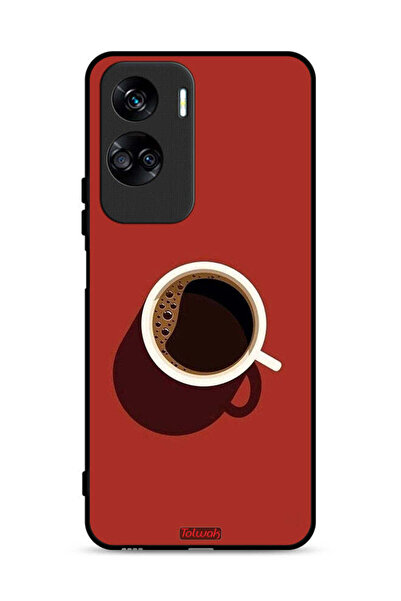 Tolwak غطاء حماية لهاتف Honor 90 Lite 5G بفن فنجان القهوة