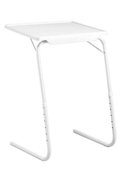 ZeeSquare Eternal Home Essentials Adjustable Folding TV Tray Table with 6 Height and 3 Angle Adjustments or Ea