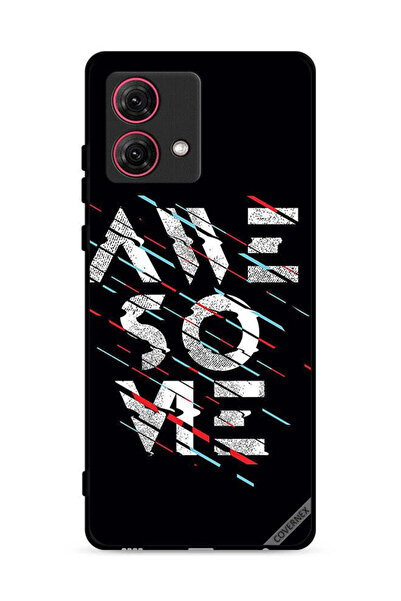 Covernex غطاء حماية لهاتف موتورولا موتو جي 84 5 جي بكلمة خطية رائعة