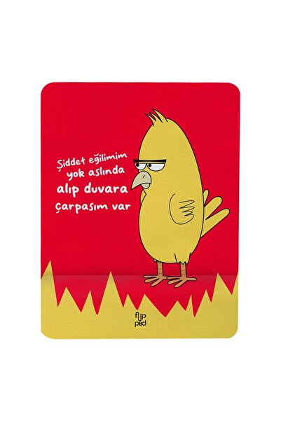 Flipped Çarpasım Var Bilek Destekli Mousepad