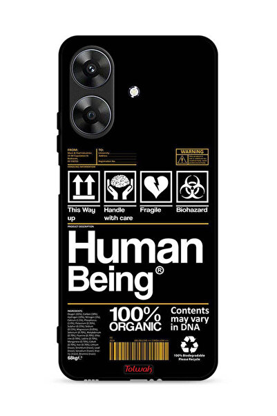 Tolwak Realme Note 60 4G Protective Case Cover Human Being Sticker