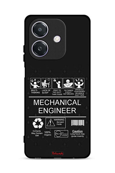 Tolwak غطاء حماية لهاتف Oppo A3x 5G - ملصق مهندس ميكانيكي