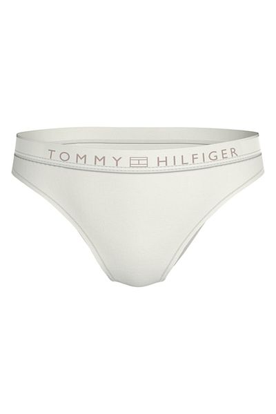 Tommy Hilfiger , Chiloți de damă cu bandă la talie cu logo, alb-ivoriu, mărimea M