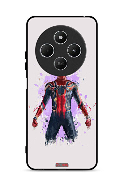 Tolwak غطاء حماية لهاتف Xiaomi Redmi 14C 4G بتصميم العنكبوت الحديدي