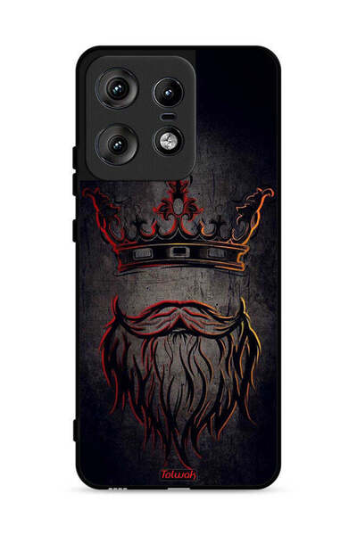 Tolwak غطاء حماية لهاتف موتورولا إيدج 50 برو 5G بتصميم ملكي