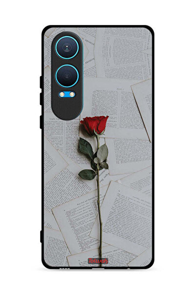 Tolwak غطاء حماية لهاتف OnePlus Nord CE4 Lite 5G وردي على ورق