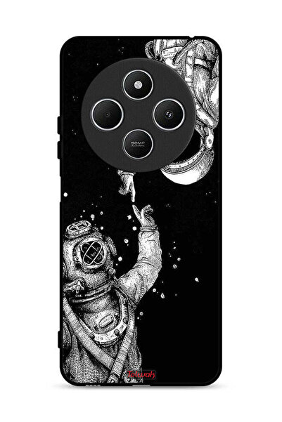 Tolwak غطاء حماية لهاتف شاومي ريدمي 14R 5G بطبعة رواد فضاء