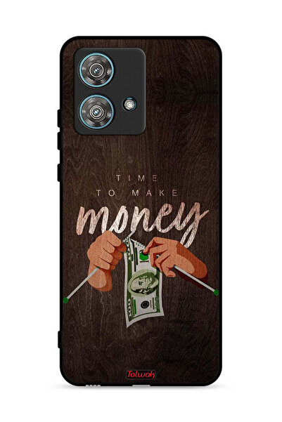 Tolwak غطاء حماية لهاتف Motorola Edge 40 Neo 5G - حان وقت جني الأموال