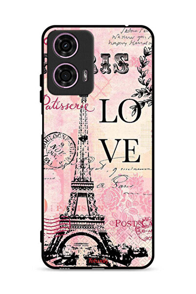 Tolwak غطاء حماية لهاتف موتورولا موتو جي 24 4G، باريس لوف