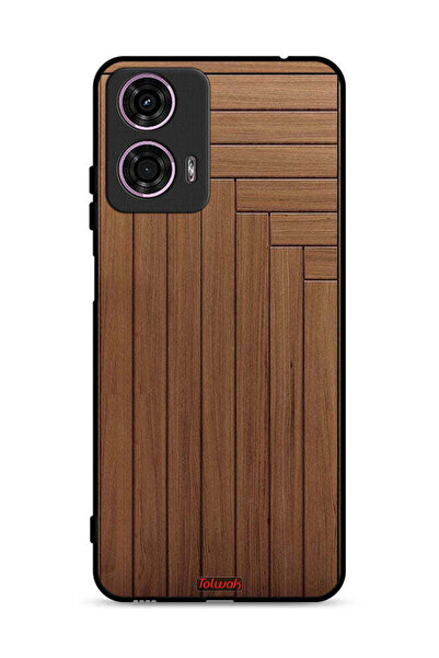 Tolwak غطاء حماية لهاتف موتورولا موتو جي 24 4G بنمط باب