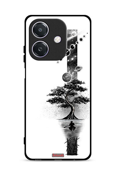 Tolwak Oppo A3 5G Protective Case Cover Earth Space Art