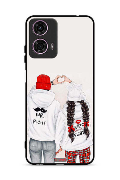 Tolwak غطاء حماية لهاتف موتورولا موتو جي 24 4G - يمين ويمين دائمًا