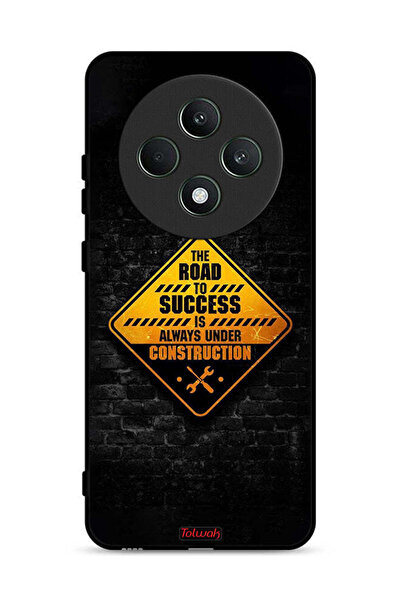 Tolwak جراب حماية لهاتف Oppo Reno12 F 5G الطريق إلى النجاح دائمًا قيد الإنشاء