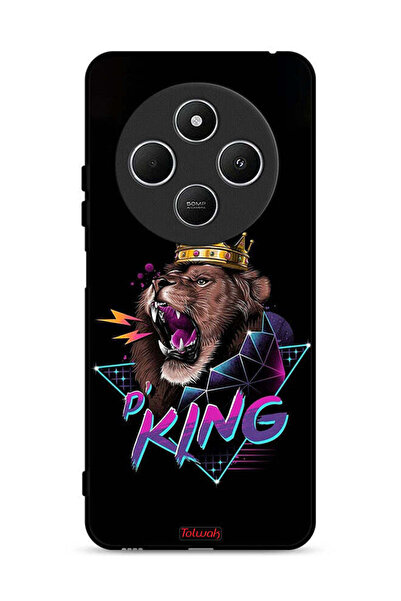 Tolwak غطاء حماية لهاتف شاومي ريدمي 14R 5G برسومات الأسد الملك