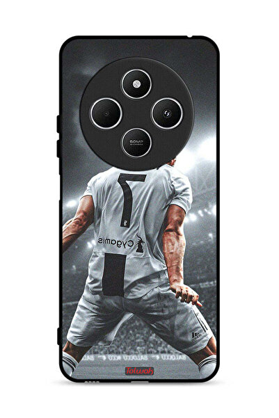 Tolwak غطاء حماية لهاتف شاومي ريدمي 14 سي 4G بطبعة احتفال كريستيانو رونالدو