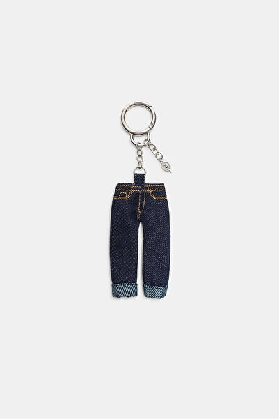 Stradivarius D92 jeans charm keyring