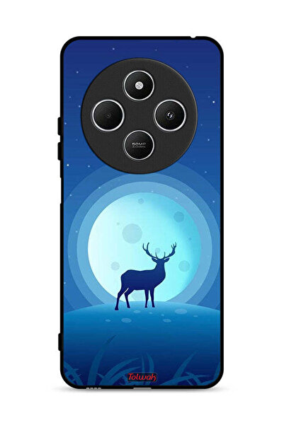 Tolwak غطاء حماية لهاتف شاومي ريدمي 14R 5G بتصميم غزال