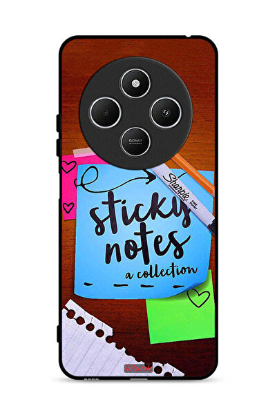 Tolwak Xiaomi Redmi 14R 5G Protective Case Cover Sticky Notes