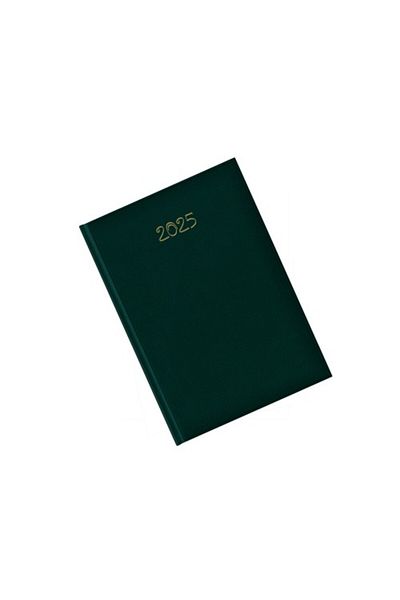 Herlitz Weekly Dated Planner RO B5, 128 Pages, Padded Cover, Green Color, 2025