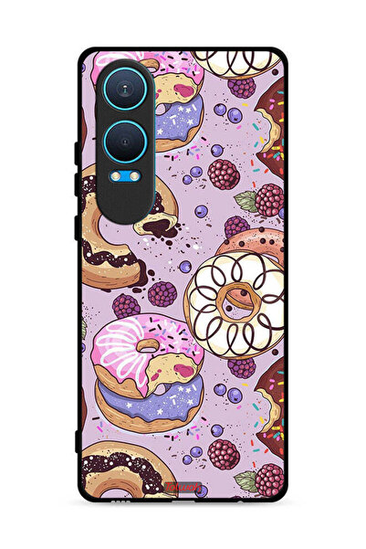 Tolwak غطاء حماية لهاتف OnePlus Nord CE4 Lite 5G برسومات دونات فنية