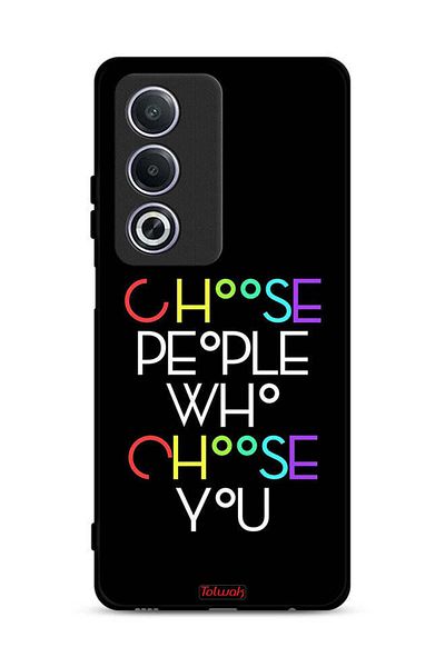 Tolwak غطاء حماية لهاتف Oppo A3 Pro 5G اختر الأشخاص الذين يختارونك