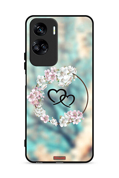 Tolwak غطاء حماية لهاتف Honor 90 Lite 5G برسومات قلوب في خاتم