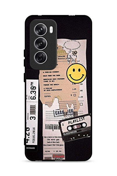 Tolwak غطاء حماية لهاتف Oppo Reno12 5G مع ملصق قائمة تشغيل