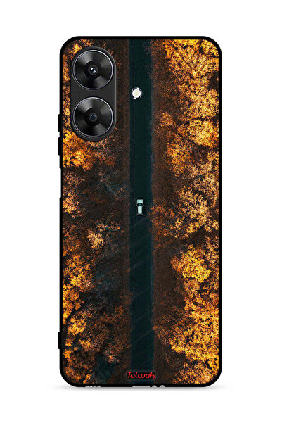 Tolwak غطاء حماية لهاتف Realme Note 60 4G بطبعة أشجار الخريف