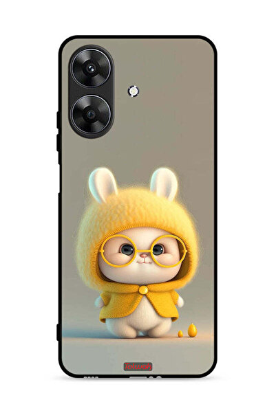 Tolwak غطاء حماية لهاتف Realme Note 60 4G بتصميم أرنب صغير