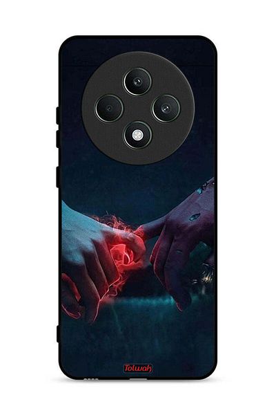 Tolwak Oppo Reno12 F 5G Protective Case Cover Burning Hands