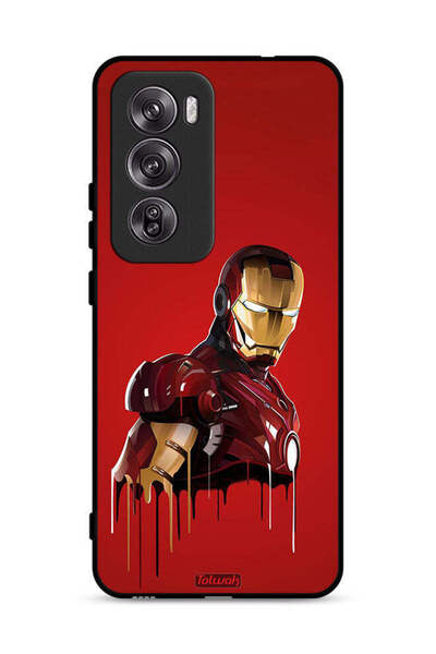 Tolwak غطاء حماية Oppo Reno12 Pro 5G برسومات الرجل الحديدي