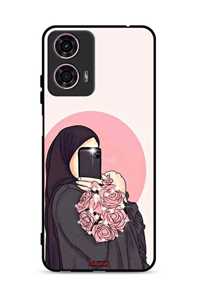 Tolwak غطاء حماية لهاتف موتورولا موتو جي 24 4G، فن التقاط صور سيلفي مع حمل ال...