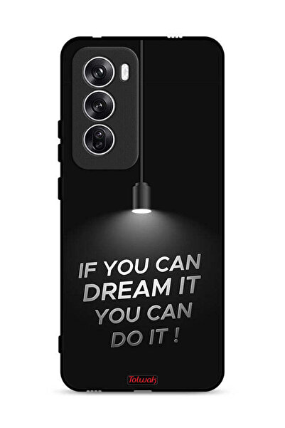 Tolwak غطاء حماية لهاتف Oppo Reno12 5G إذا كنت تستطيع أن تحلم به، يمكنك تحقيقه