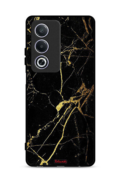 Tolwak Oppo A3 Pro 5G Protective Case Cover Crack Marble